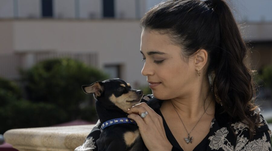 Ester Pantano nel Backstage Di Makari Credits: Floriana Di Carlo E Rai