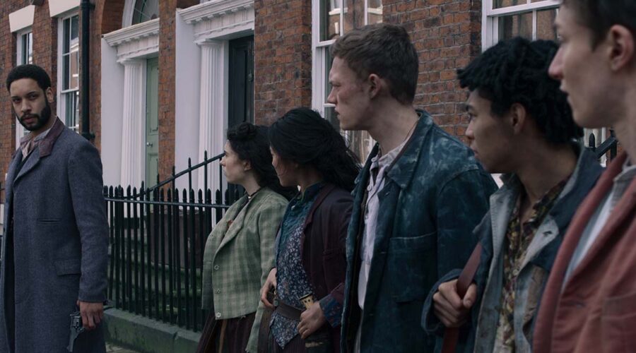 I protagonisti della serie Gli Irregolari di Baker Street. Credits: Netflix.