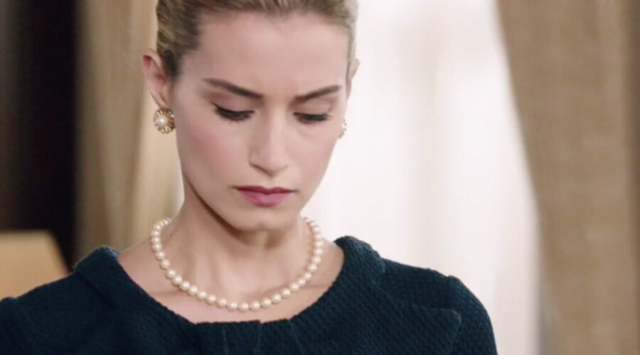 Il Paradiso Delle Signore 5 Ludovica Brancia Di Montalto Interpretata Da Giulia Arena Qui Nella Puntata 91 Al Circolo Credits Rai