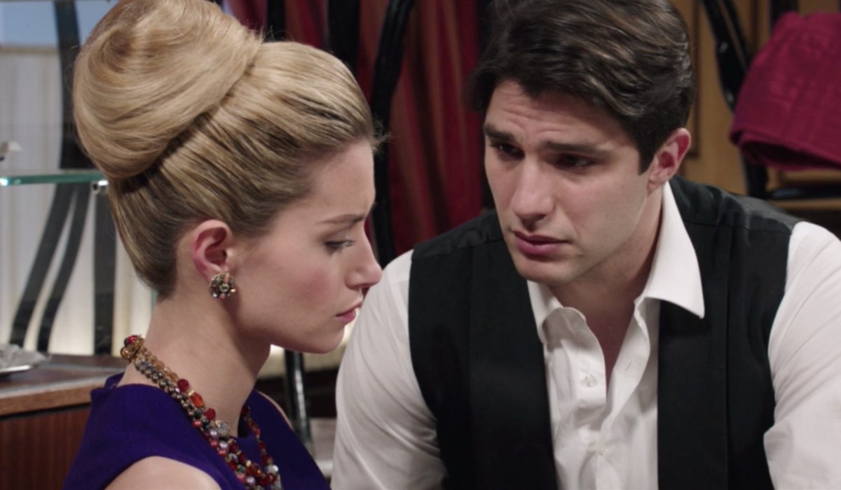 Il Paradiso Delle Signore 5 Puntata 113: Ludovica Brancia Di Montalto e Marcello Barbieri interpretati da Giulia Arena e Pietro Masotti Credits Rai