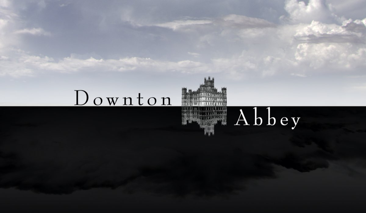 Key Art Con Logo Ufficiale Della Serie Tv Downton Abbey Credits ITV E La7