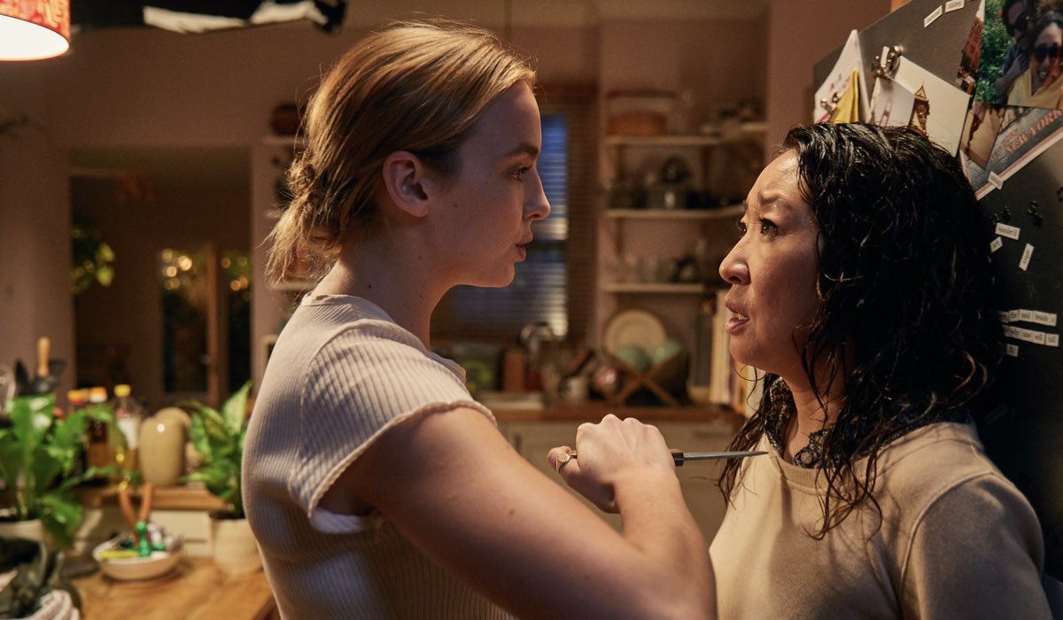 Jodie Comer e Sandra Oh in Killing Eve. Credits: Timvision.