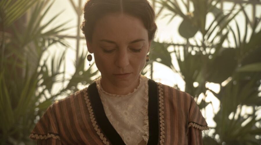 Leonor Watling in una scena di La Templanza. Credits: Amazon Studios.