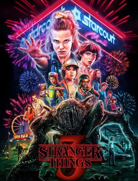 La locandina della serie TV Stranger Things. Credits: Netflix.