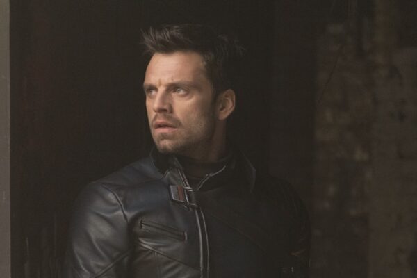 Sebastian Stan in una scena di The Falcon And The Winter Soldier. Credits: Disney Plus.