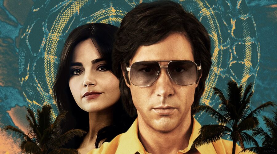 Da sinistra: Tahar Rahim e Jenna Coleman in The Serpent. Credits: BBC/Netflix.