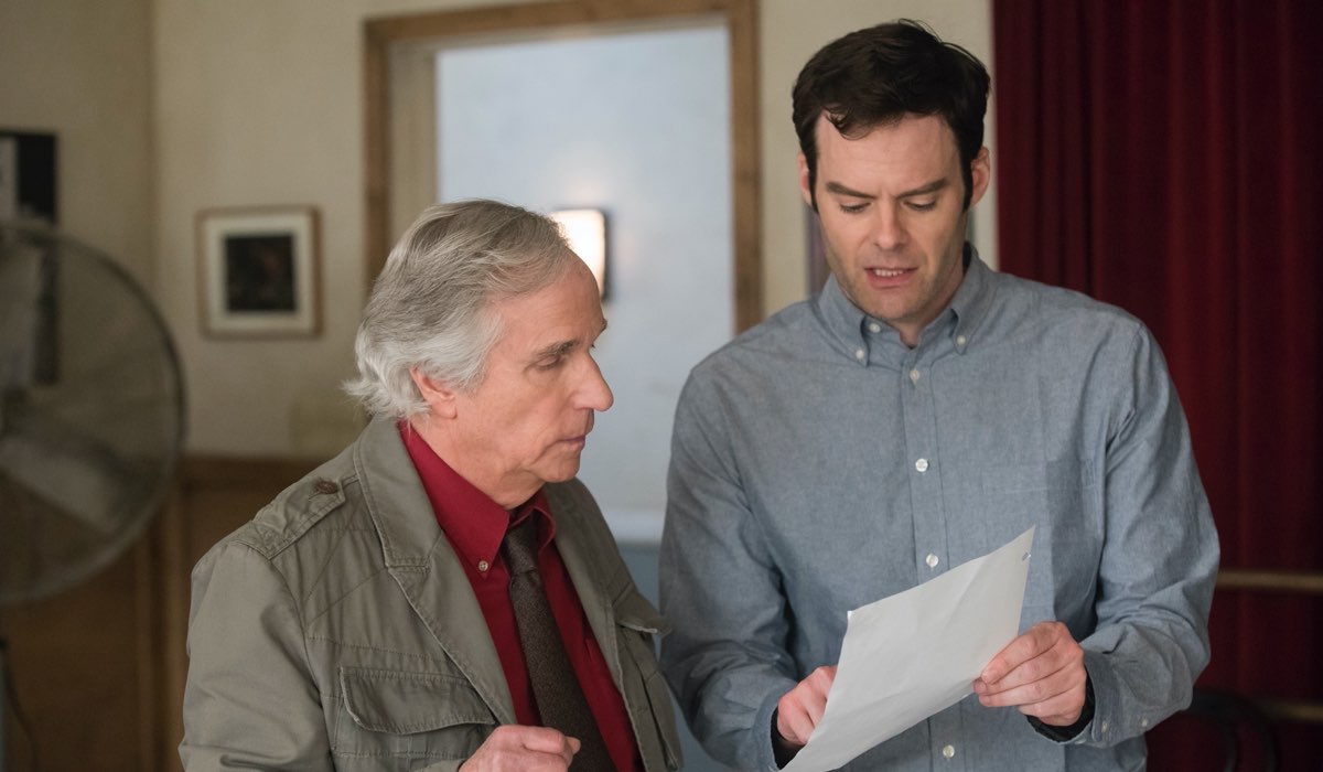 Henry Winkler (Gene) e Bill Harder (Barry) In Barry Credits Sky/hbo