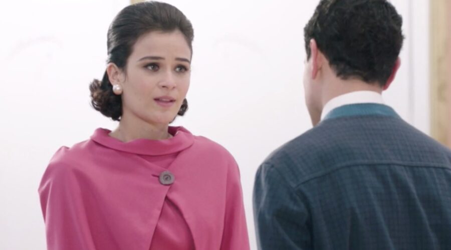 Il Paradiso Delle Signore 5 Puntata 123 Gabriella Rossi interpretata da Ilaria Rossi, qui con Salvatore Credits Rai