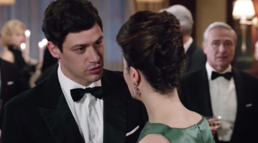 Il Paradiso Delle Signore 5 Puntata 139 Cosimo Bergamini interpretato da Alessandro Cosentini, qui con Gabriella Credits Rai