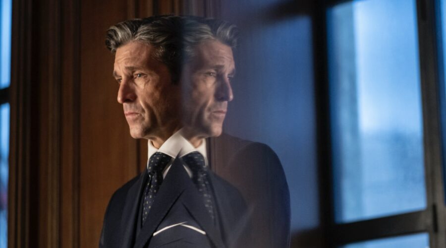 Dominic Morgan (Patrick Dempsey) in una scena de “I Diavoli 2”. Credits: Sky.