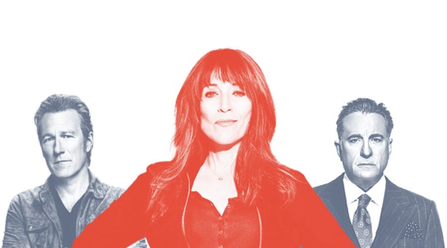 John Corbett, Katey Sagal e Andy Garcia nella serie tv Rebel. Credits: Star/Disney.