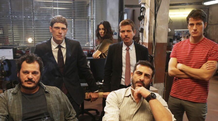 Sotto Copertura - La cattura di Zagaria, qui un posato con Claudio Gioè e Matteo Martari. Credits: Rai