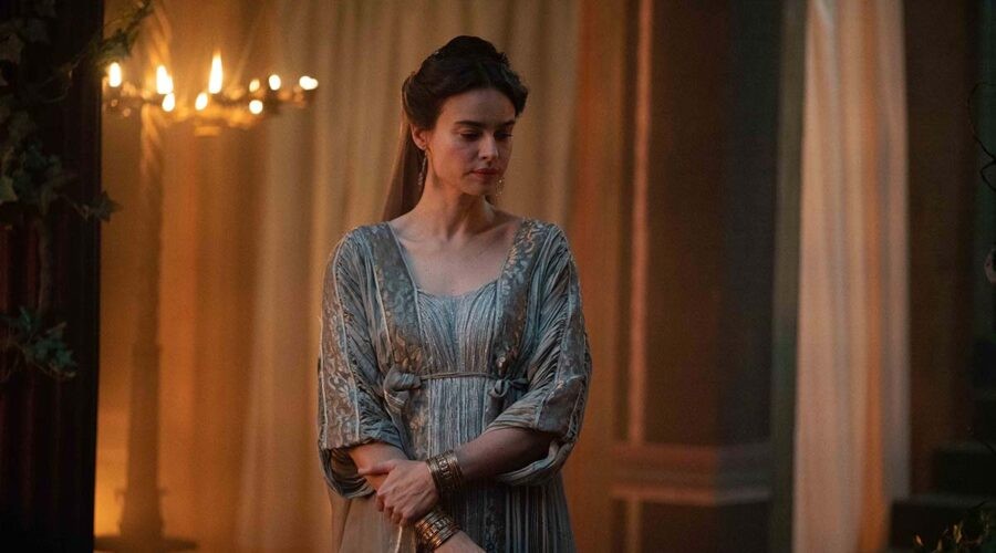 Livia Drusilla (Kasia Smutniak) in Domina. Credits: Sky/Antonello & Montesi.