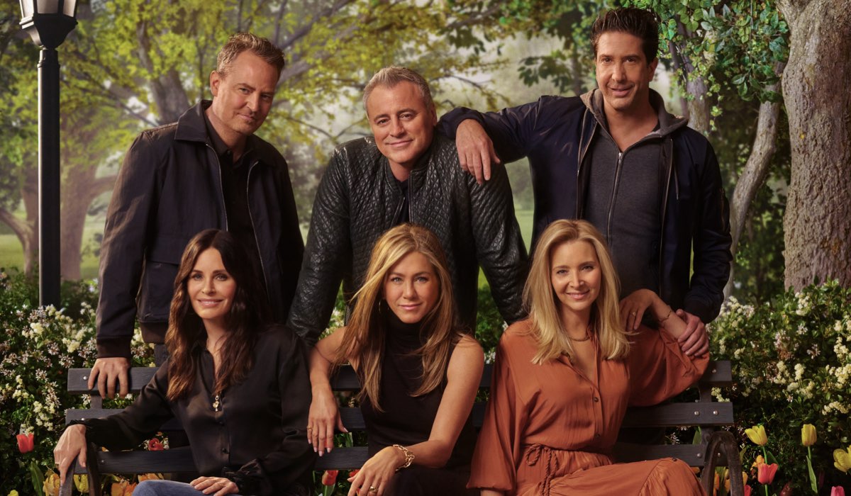 “Friends: The Reunion”, the poster of the special.  Credits: Sky Italia.
