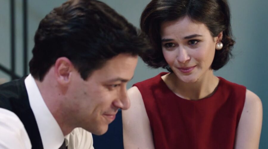 Il Paradiso Delle Signore 5, puntata 147: Cosimo Bergamini interpretato da Alessandro Cosentini e Gabriella Rossi interpretata da Ilaria Rossi. Credits: Rai