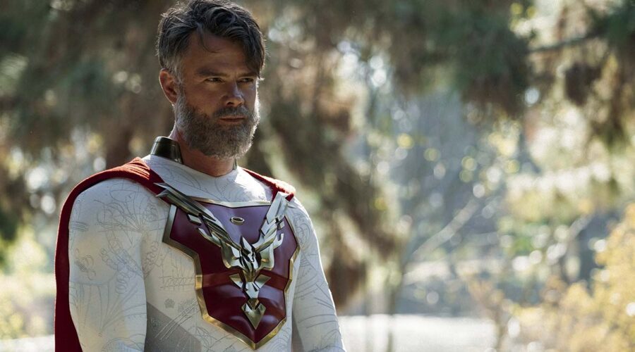 Josh Duhamel interpreta Sheldon Sampson nella serie televisiva Jupiter's Legacy. Credits: Netflix.