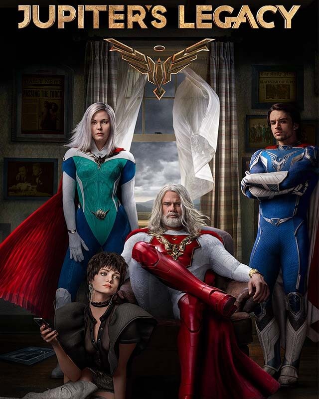 La locandina di Jupiter's Legacy. Credits: Netflix.