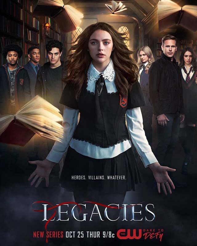 La locandina della serie TV Legacies. Credits: Mediaset/Warner Bros. Television/The CW.
