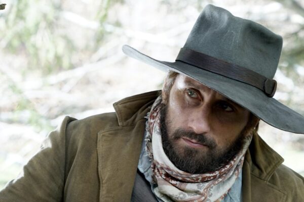 Matthias Schoenaerts (Django) In Una Scena Di Django serie tv. Credits: Sky