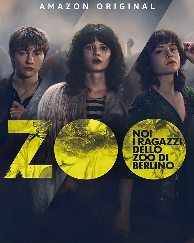 La locandina della serie TV Noi, i ragazzi dello zoo di Berlino. Credits: Amazon Prime Video.