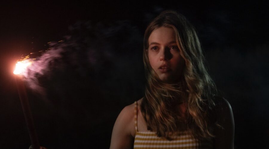 Olivia Welch in una scena di “Panic”. Credits: Amazon Prime Video.