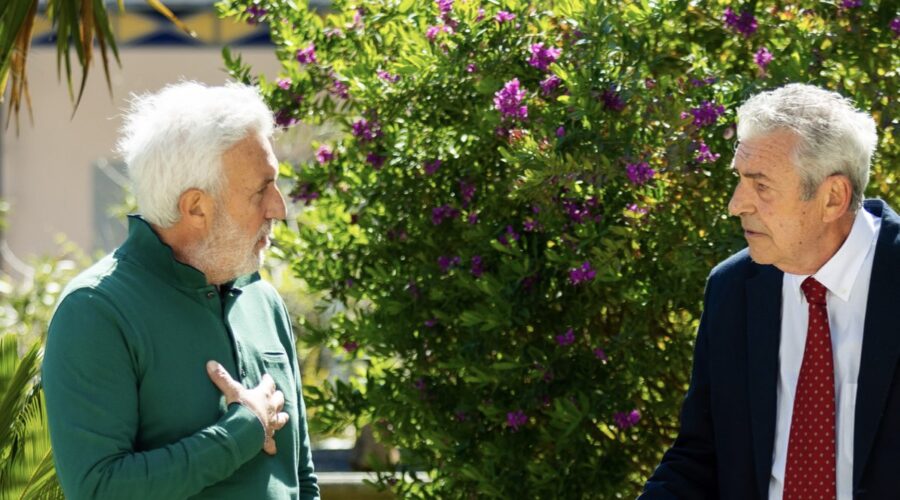 Patrizio Rispo (Raffaele) e Marzio Honorato (Renato) In Un Posto Al Sole Credits: Rai