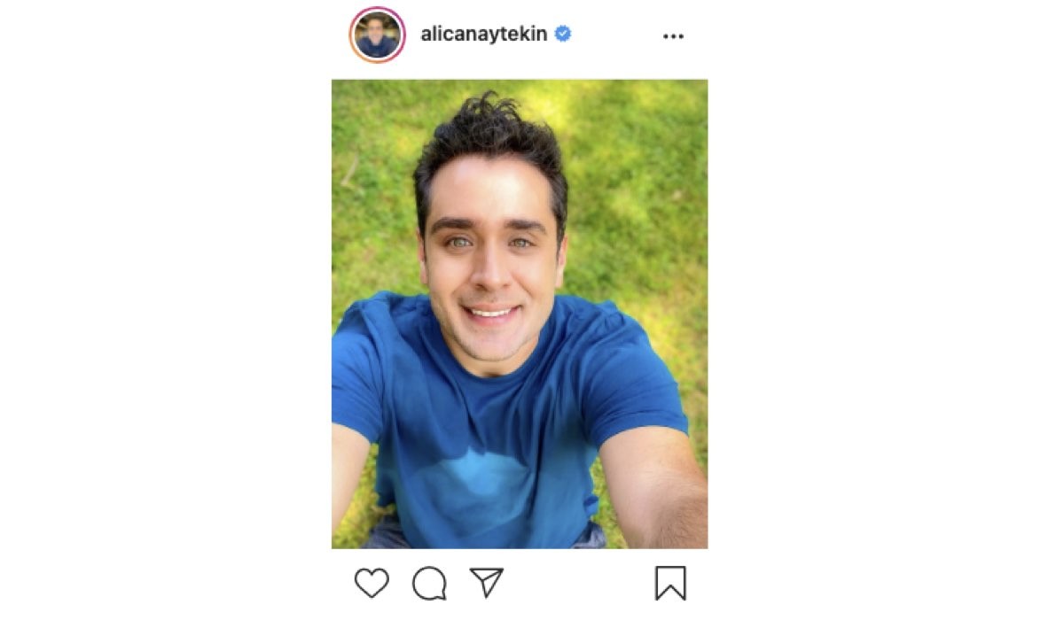 Screenshot Di Una Foto Di alican aytekin (Seyfi In Love Is In The Air) Condivisa Sul Suo Profilo Instagram Ufficiale