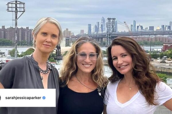 Sarah Jessica Parker, Cynthia Nixon e Kristin Davis foto via instagram sarah jessica parker
