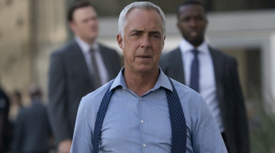 Titus Welliver in una scena della settima stagione di “Bosch”. Credits: Amazon Prime Video.