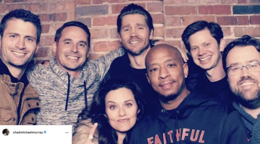 Chad Michael Murray Insieme Al Cast Di One Tree Hill. Credits: Instagram Via @chadmichaelmurray