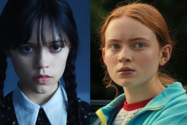 Da Sinistra Jenna Ortega E Sadie Sink Da Mercoledì E Stranger Things Credis Netflix
