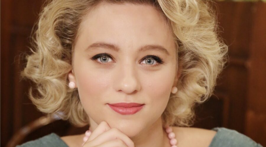 Francesca Del Fa interpreta Irene Cipriani ne Il Paradiso delle Signore, qui in un posato per la stagione 4 o Daily 2. Credits: Rai