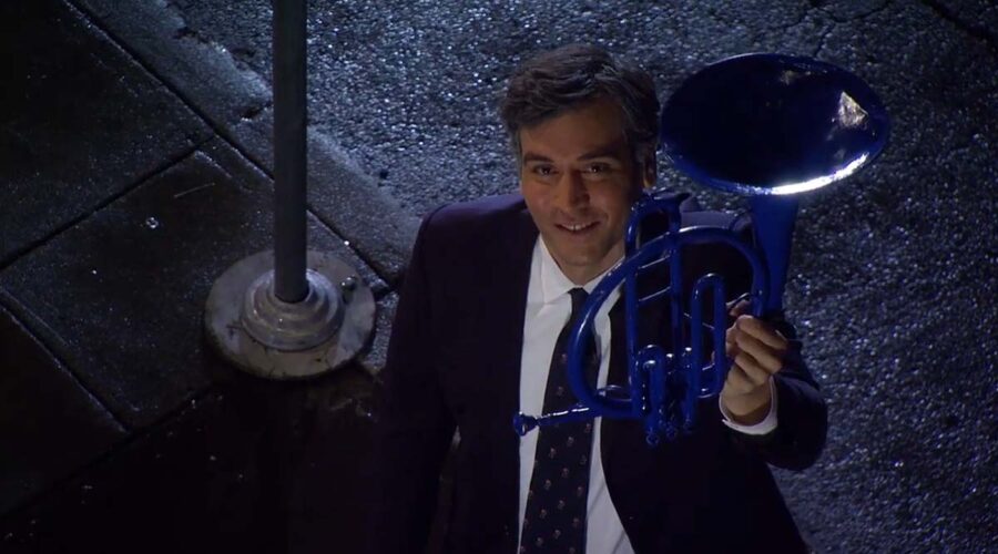 Josh Radnor in una scena della serie televisiva How I Met Your Mother. Credits: 20th Century Fox Television/Bays & Thomas Productions.