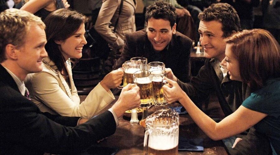I protagonisti della serie televisiva How I Met Your Mother. Credits: 20th Century Fox Television/Bays & Thomas Productions