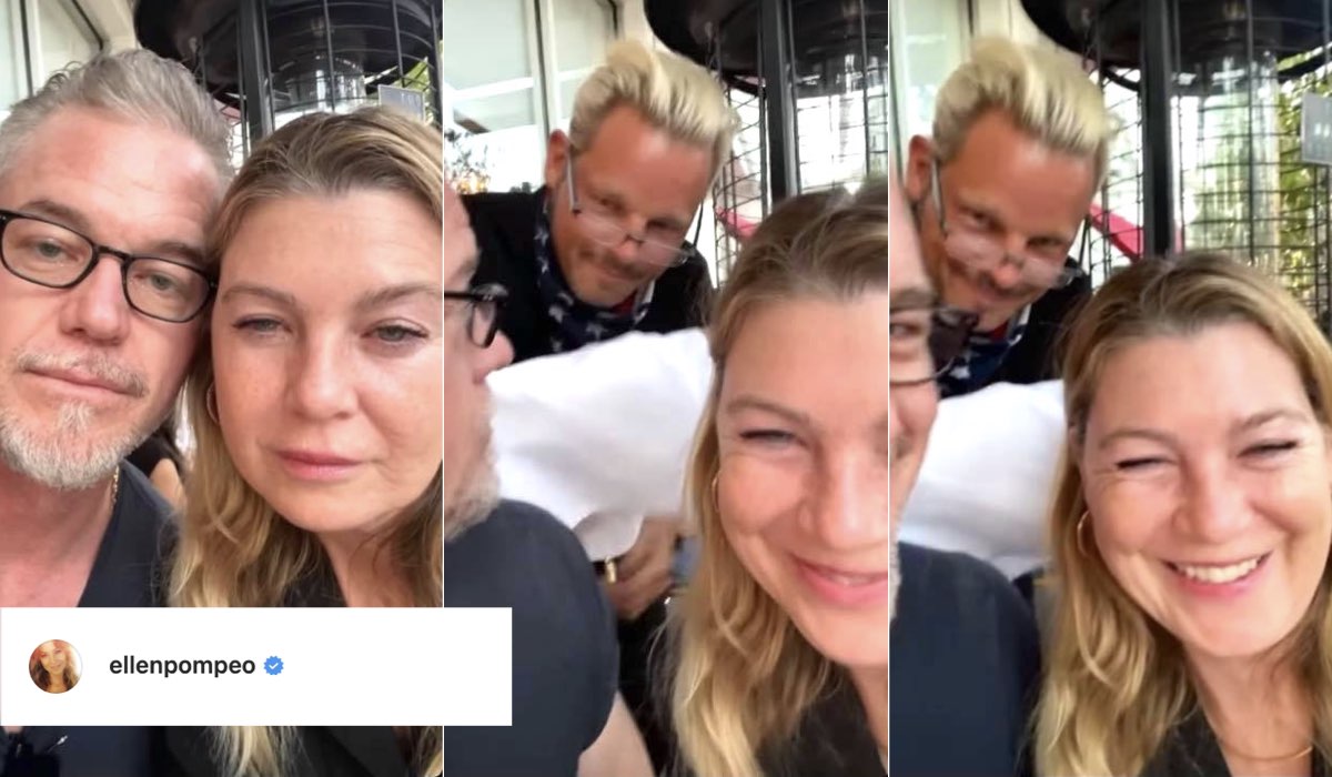 eric dane, ellen pompeo, justin chambers via instagram @ellenpomeo