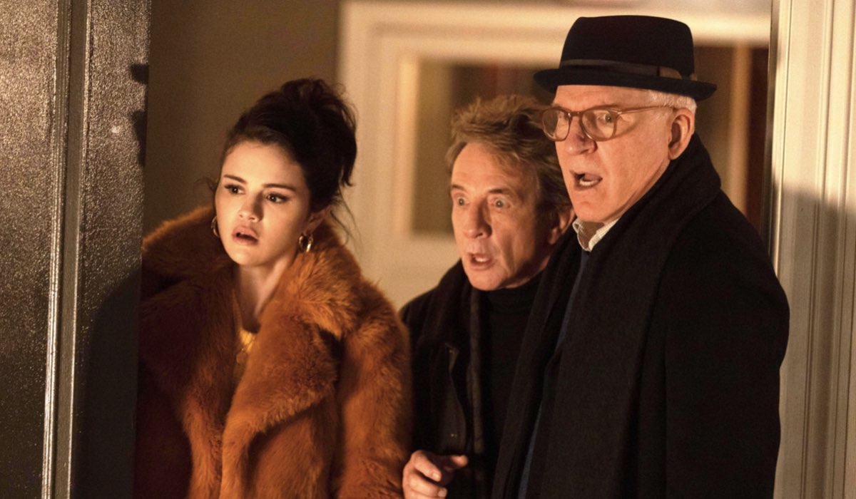 Selena Gomez, Martin Short e Steve Martin nella nuova serie tv Star Original Only Murders in the Building - Credits: Star/Disney+