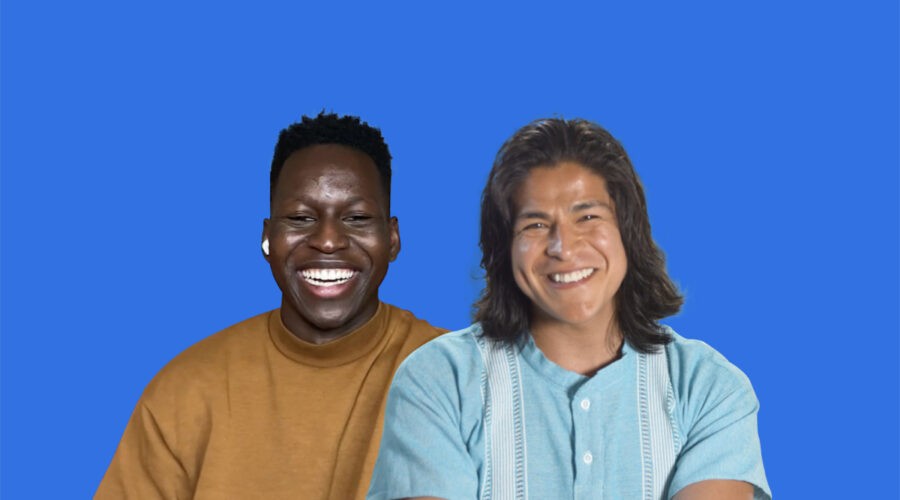 Da sinistra: Toheeb Jimoh e Cristo Fernández di “Ted Lasso”. Credits: Cattura Schermo/Apple TV+.