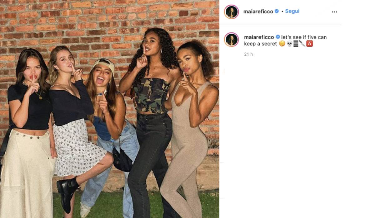 Maia Reficco Ciak Pretty Little Liars Reboot. Credits: Instagram Via Profilo Ufficiale @maiareficco
