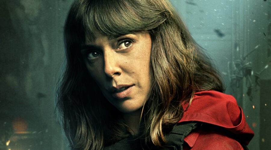 Belén Cuesta (Manila) nel poster del personaggio de La casa di carta 5 stagione. Credits: Netflix