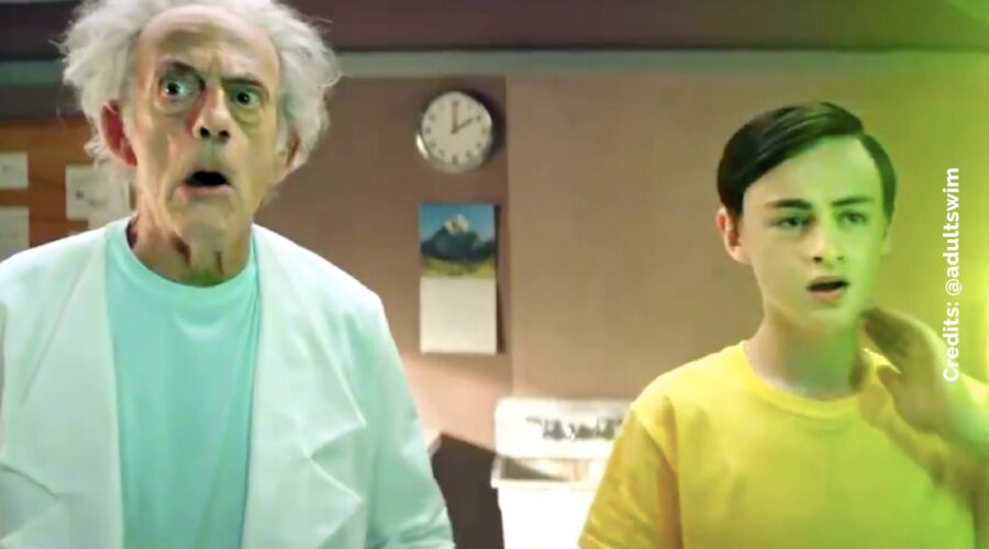 Christopher Lloyd E Jaeden Martell Sono Rick E Morty Nella Serie Live Action. Credits: Twitter Via @adultswim