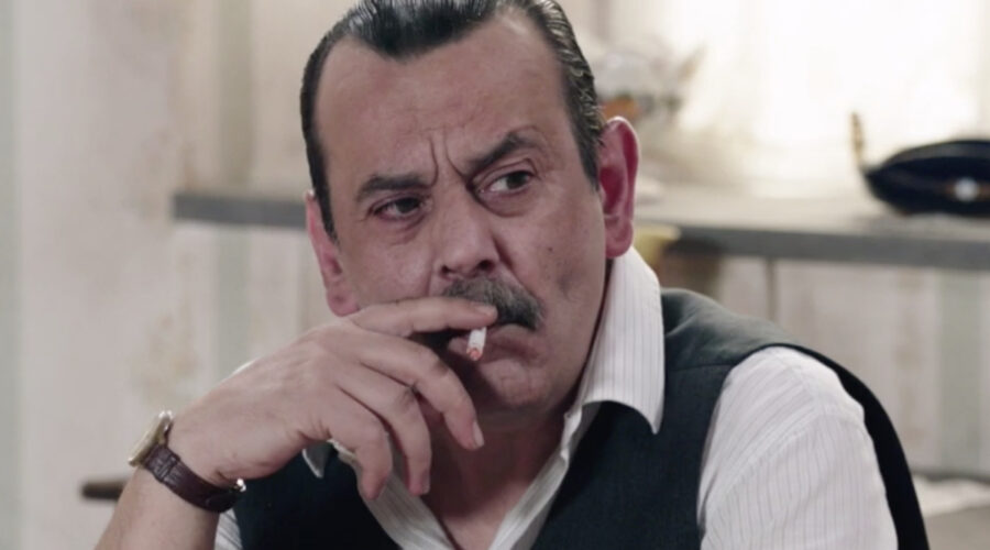 Nicola Rignanese (Giuseppe Amato) in una scena dell'episodio 158 de 