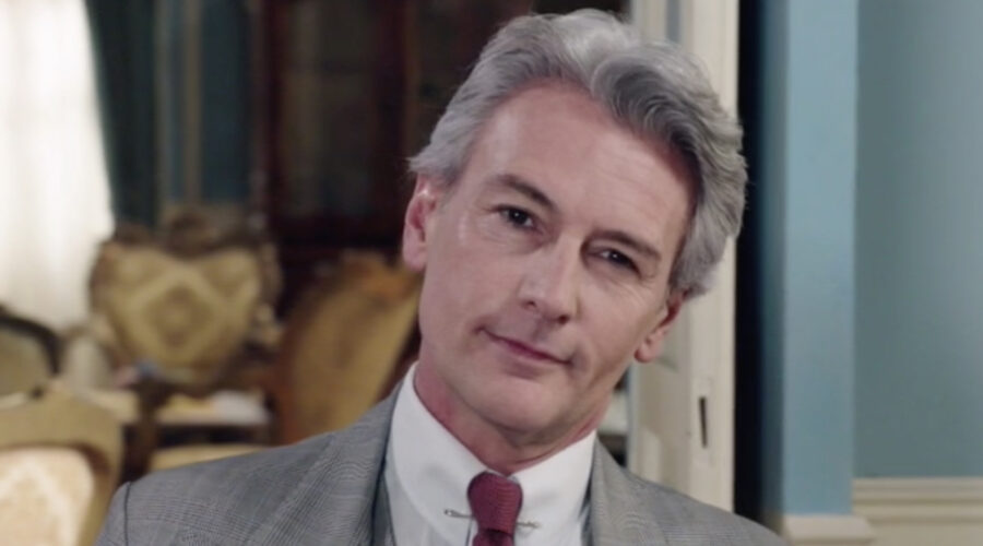 Roberto Farnesi (Umberto Guarnieri) in una scena dell'episodio 158 de 