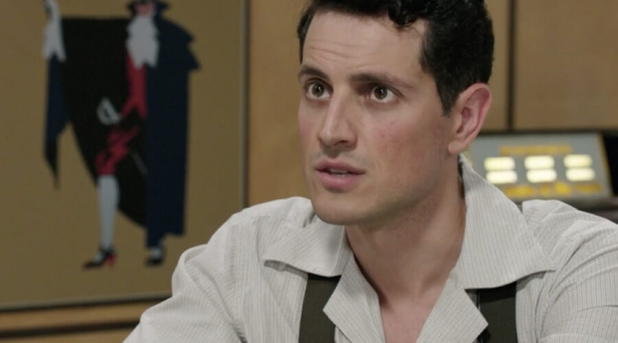 Emanuel Caserio (Salvatore Amato) in una scena della puntata 14 de