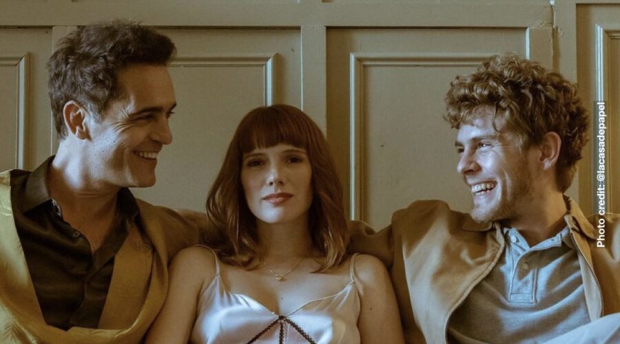 Pedro Alonso, Diana Gomez E Patrick Criado Ne La Casa Di Carta 5. Credits: Instagram Via @lacasadepapel