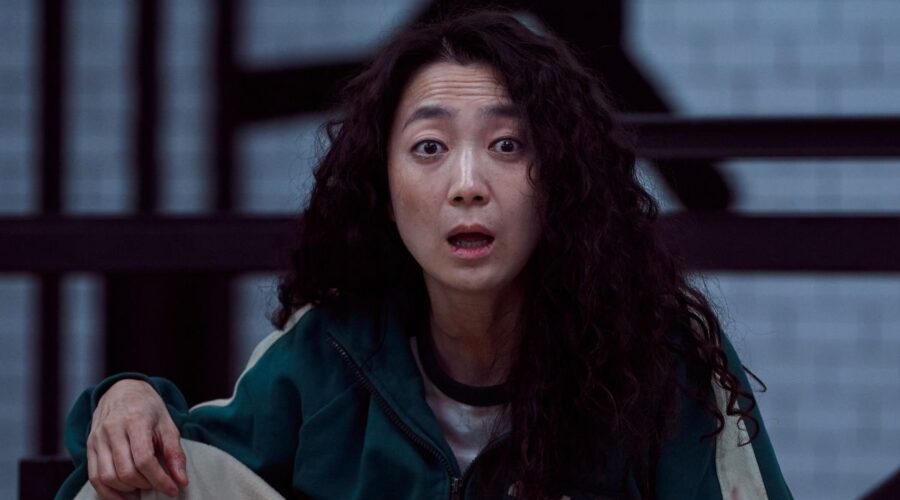 Squid Game: Kim Joo-ryung in una scena dell'episodio 108. Credits: Netflix