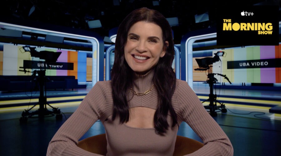 Julianna Margulies nel corso della sua intervista a Tvserial.it. Credits: Cattura schermo/Apple TV+.