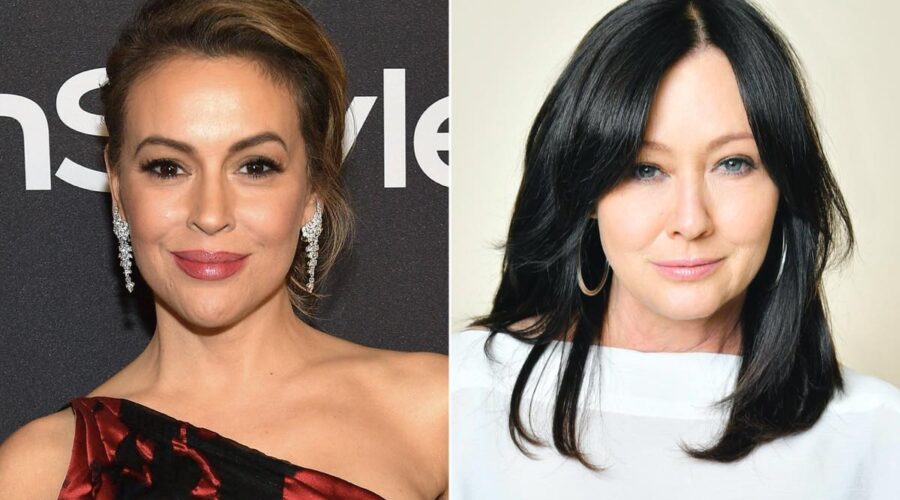 Alyssa Milano E Shannen Doherty. Credits: Foto Di Matt Winkelmeyer (Alyssa Milano) E Di Neilson Barnard (Shannen Doherty) E Getty Images Per InStyle (Alyssa Milano) E Hallmark Channel (Shannen Doherty)
