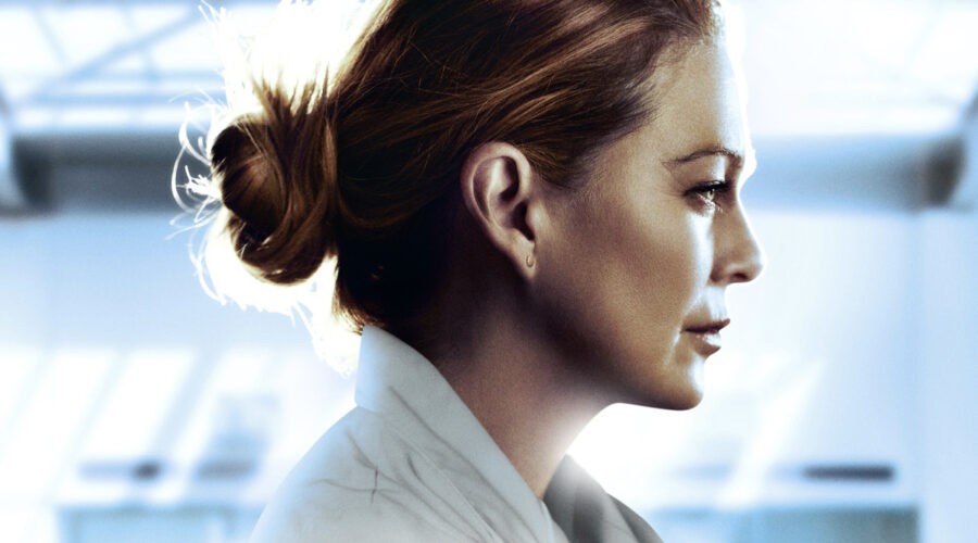 Ellen Pompeo (Meredith Grey) nella locandina di Grey's Anatomy 17. Credits: La7