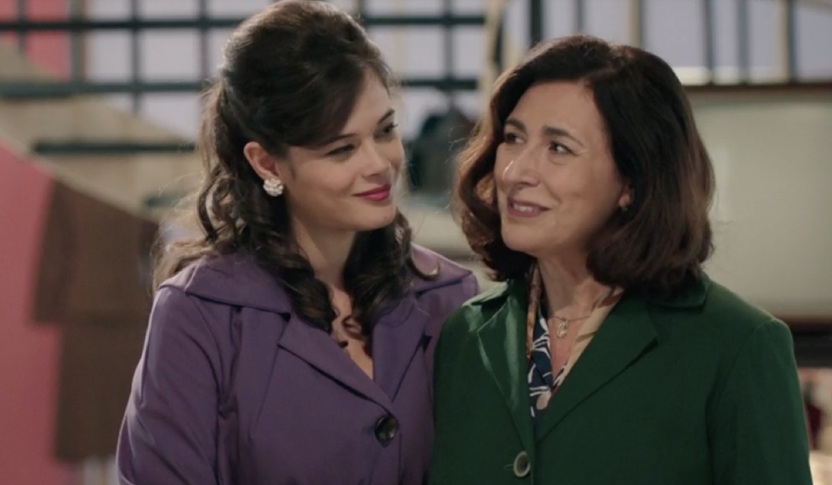 Neva Leoni (Tina Amato) e Antonella Attili (Agnese Amato) in una scena della puntata 21 de 