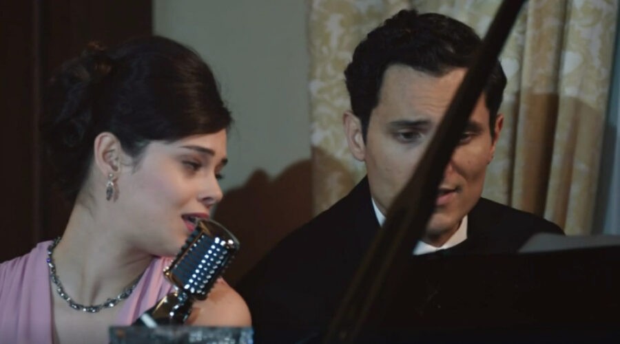 Neva Leoni (Tina Amato) e Alessandro Tersigni (Vittorio Conti) in una scena della puntata 29 de